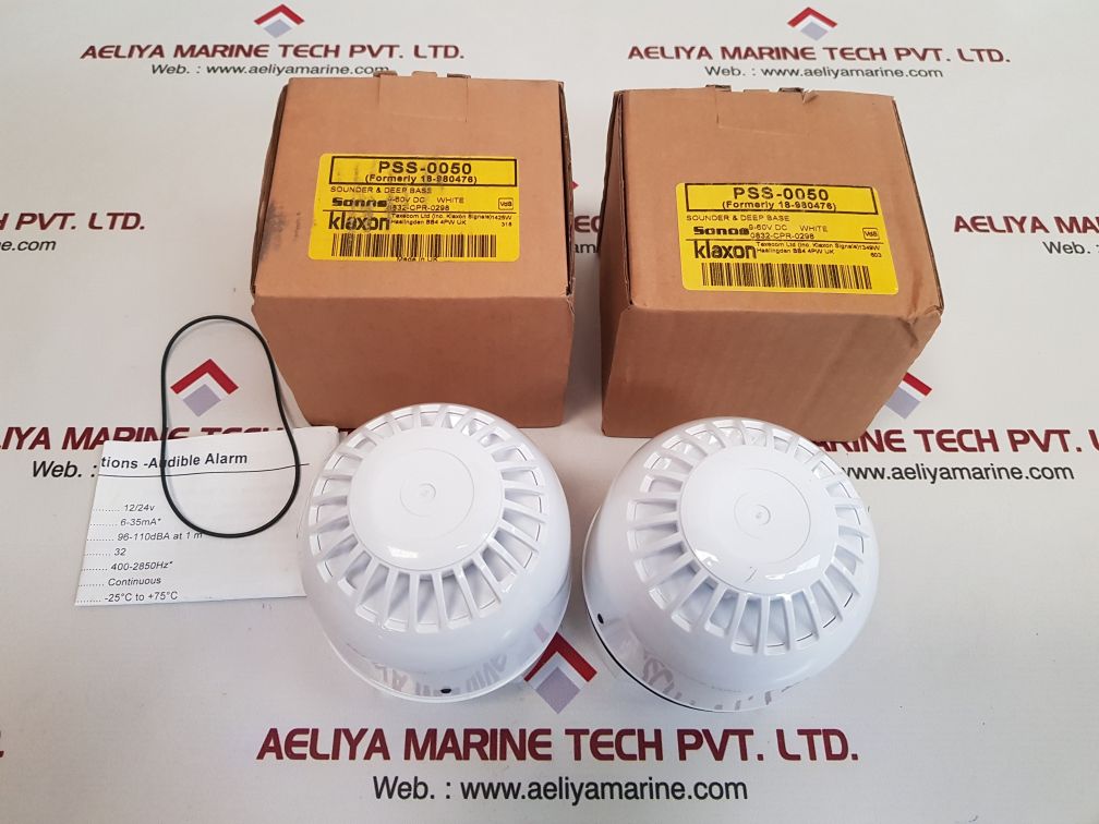 klaxon pss-0050 sounder & deep base 6-35ma