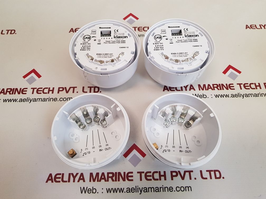 klaxon pss-0050 sounder & deep base 6-35ma
