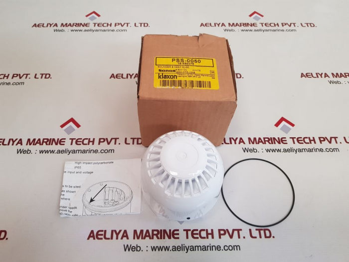 klaxon pss-0050 sounder & deep base 400-2850hz 12/24v
