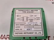 Daeyang Jk-2C-60T Thermocouple Amplifier Output 4-20 Ma Dc