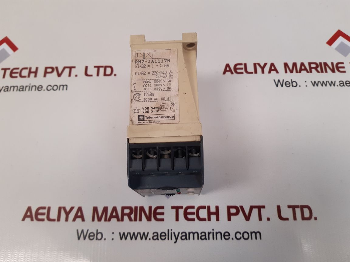 Telemecanique Rm2-ja1117M Control Relay 220-240V~ 50-60Hz