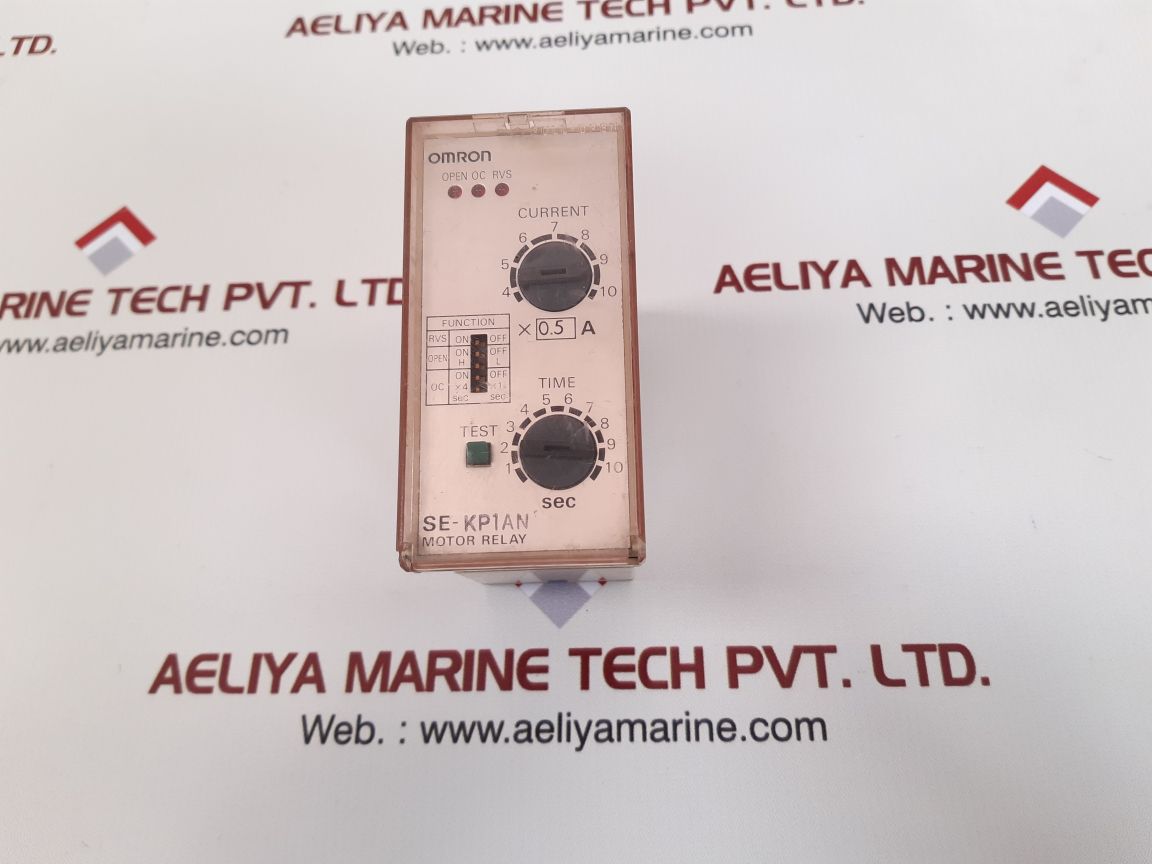 Omron Se-kp1An Motor Relay 1-10 Sec 100/110/120Vac