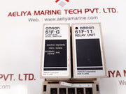 Omron 61f-g floatless level switch with 61f-11 relay unit