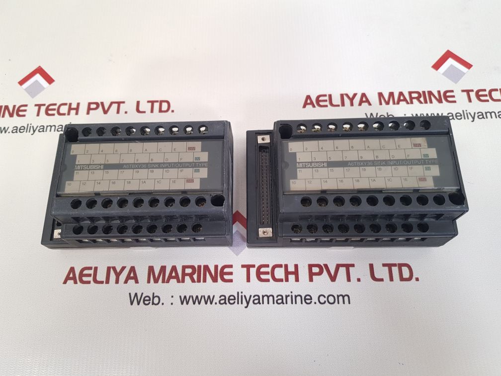 Mitsubishi a6tbxy36 sink input/output terminal board