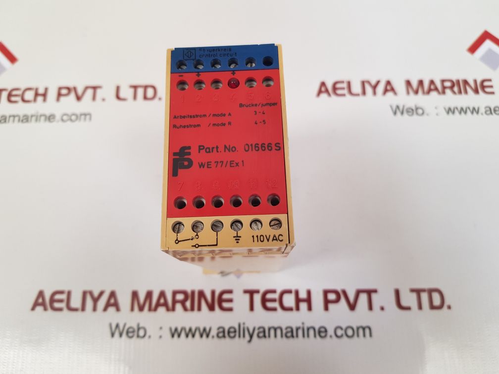 Pepperl+fuchs we77/ex1 isolation amplifier switch 01666s