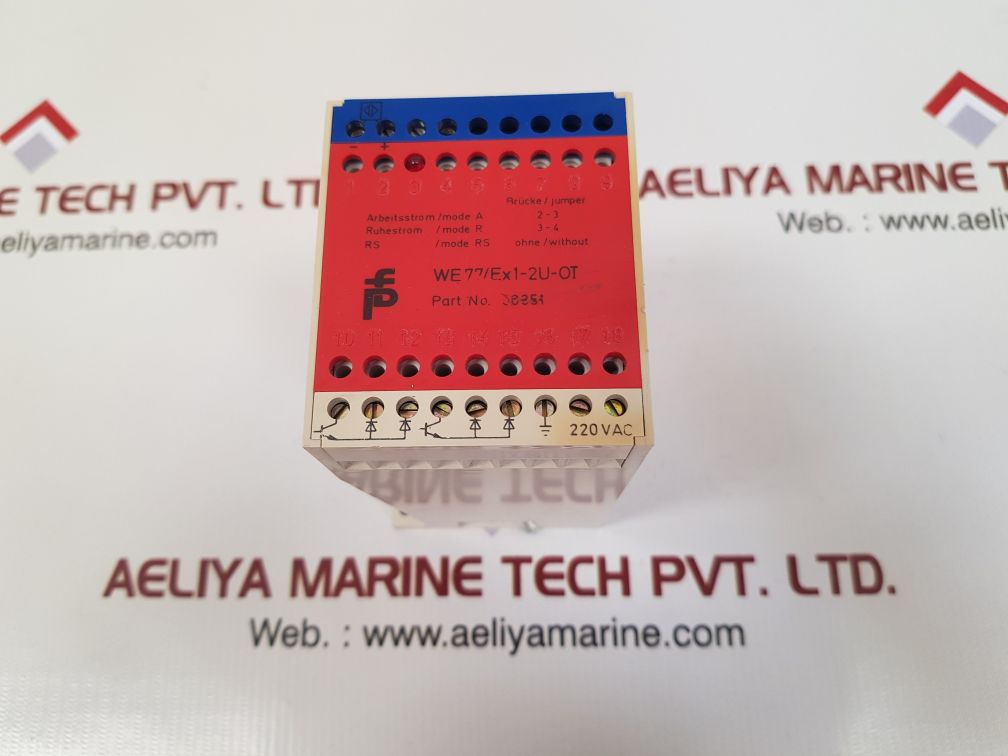 Pepperl+fuchs we77/ex1-2u-ot switching amplifier