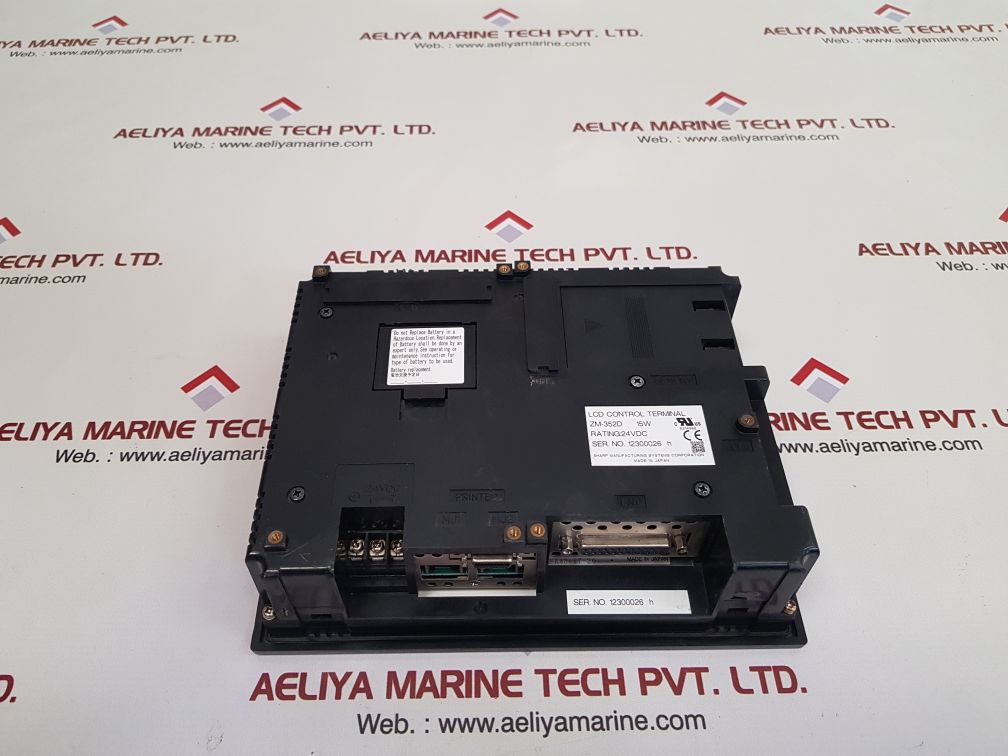 Sharp zm-352d lcd control terminal – Aeliya Marine