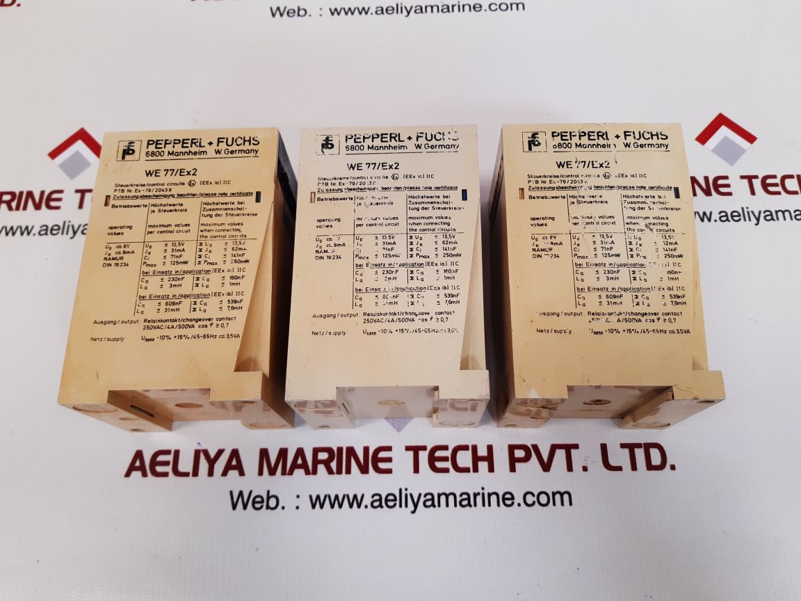 Pepperl+Fuchs We77/Ex2 Isolator Switch Amplifier