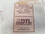 Dtl technologies 1710-4199 repair kit 25413-rk