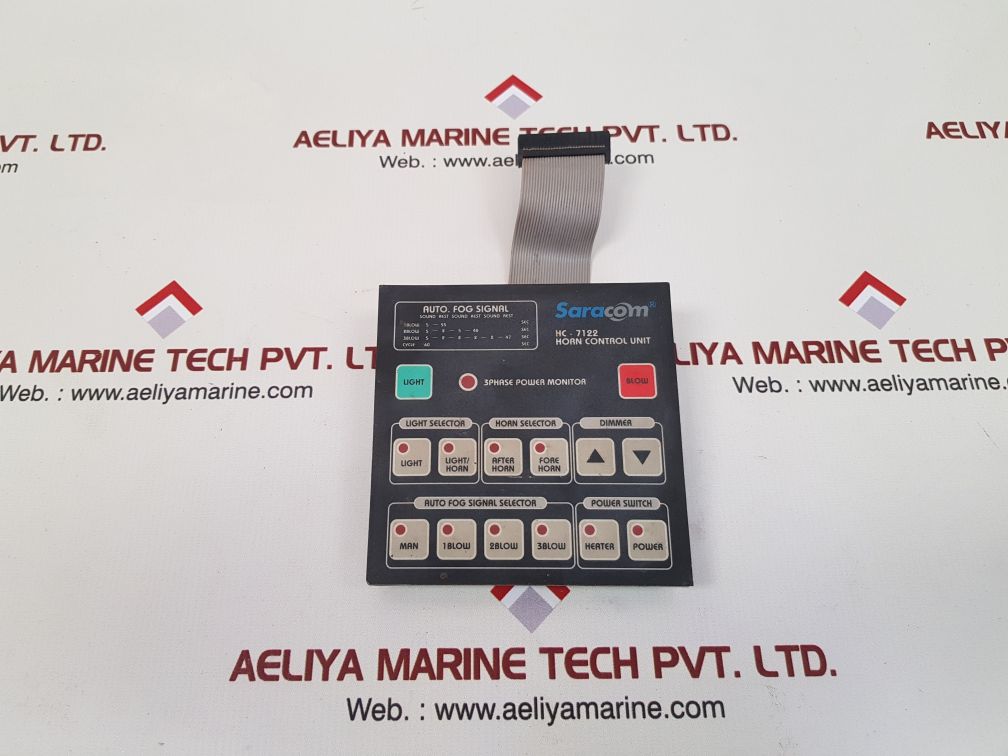 Saracom hc-7122 horn control unit display card 