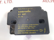 Satronic zt 931 ignition transformer