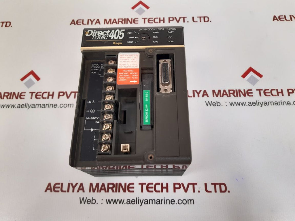Koyo direct logic 405 d4-440dc-1 cpu module 24vdc – Aeliya Marine Tech ...