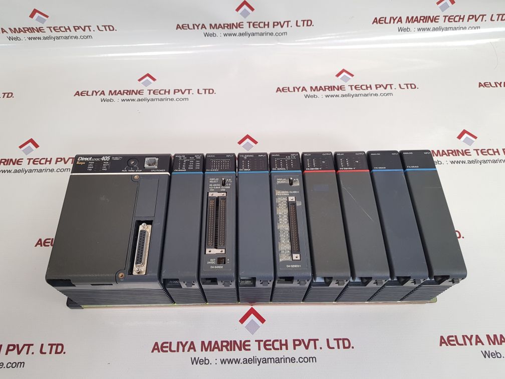 Koyo direct logic 405 d4-450 cpu,f4-04ad,d4-64nd2,d4-08na,d4-32nd3-1,f4-08trs-1,f4-08ad