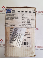 Cutler-hammer ae16en0 starter ser.e