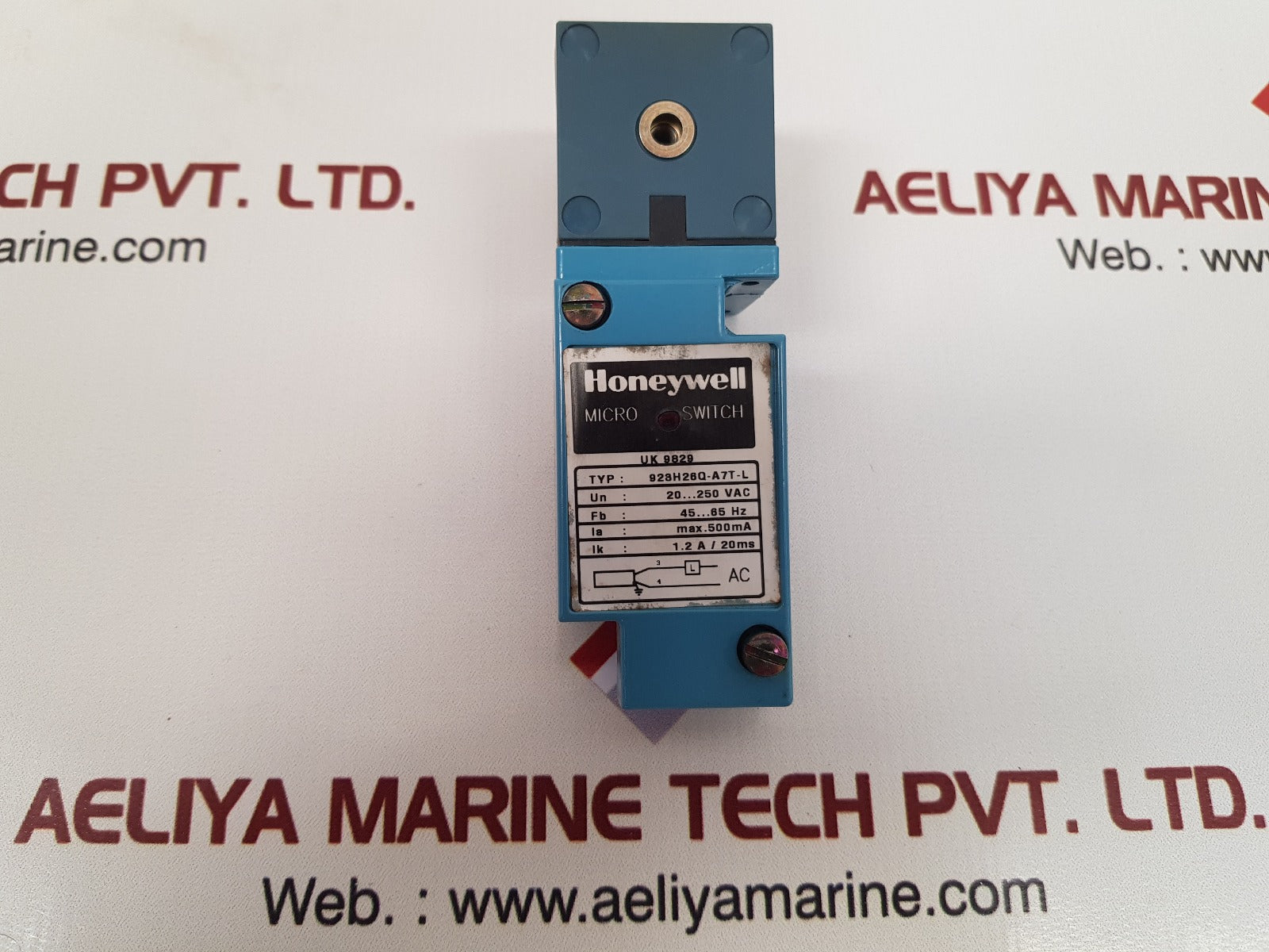 Honeywell 923h26q-a7t-l micro switch