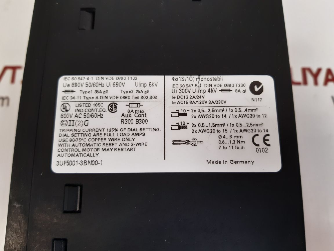 Siemens 3Uf5001-3Bn00-1 Profibus-dp Simocode Module – Aeliya Marine ...