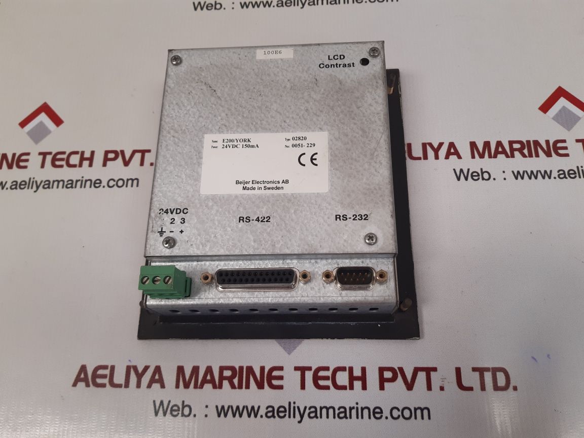 Beijer  e200/york 02820 operator interface hmi