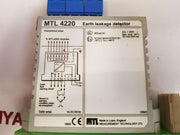 Measurement technology mtl 4220 earth leakage detector