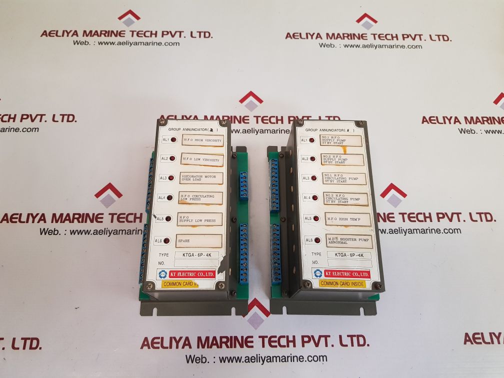 Kt electric ktga-6p-4k group annunciator used