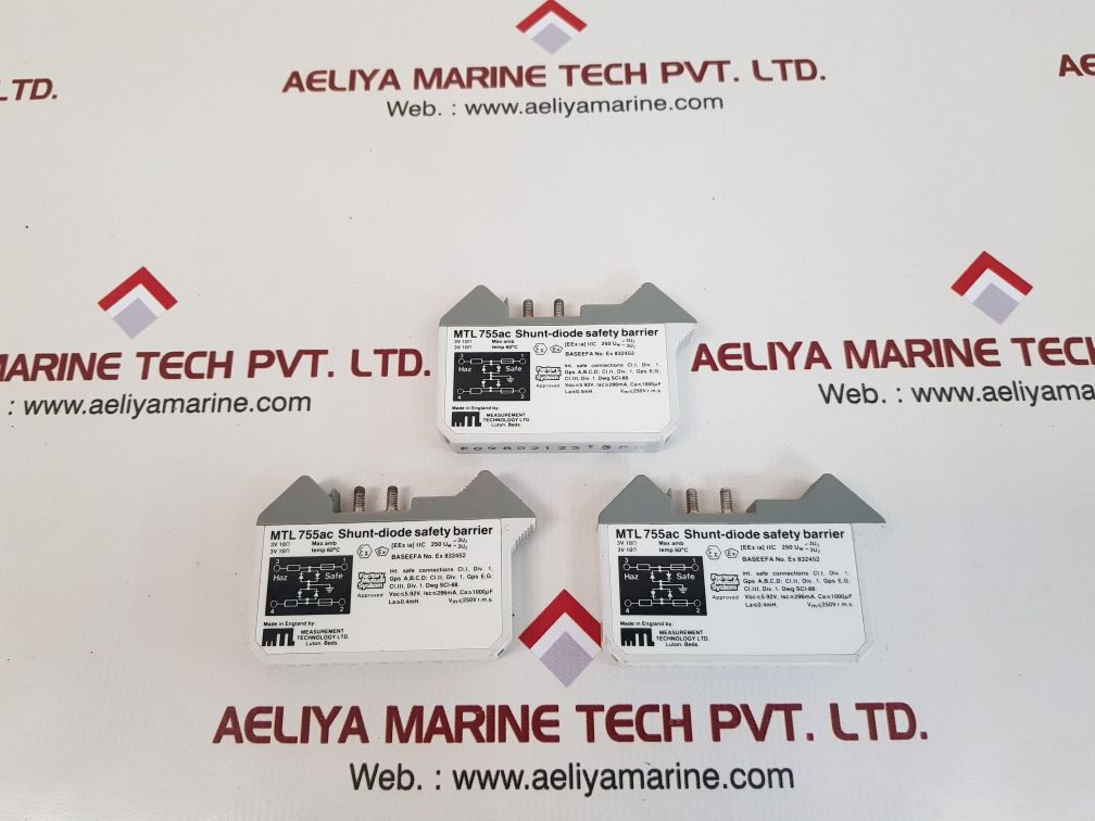 Measurement technology mtl 755ac shunt-diode safety barrier used