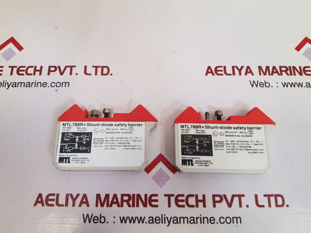 Measurement technology mtl 788r+ shunt-diode safety barrier