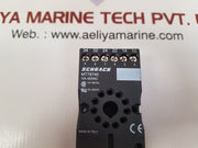 Lot Of 5X Schrack Mt78740 Relay Base Socket 8-1393163-8