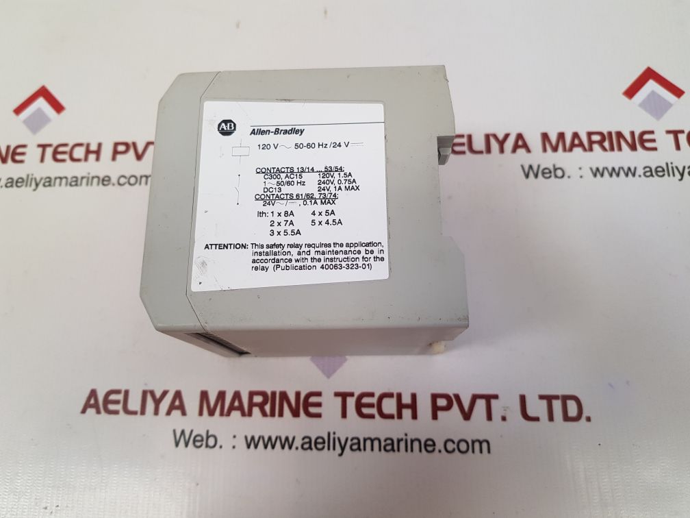 Allen bradley 700-zbr520az1 ser: a safety relay