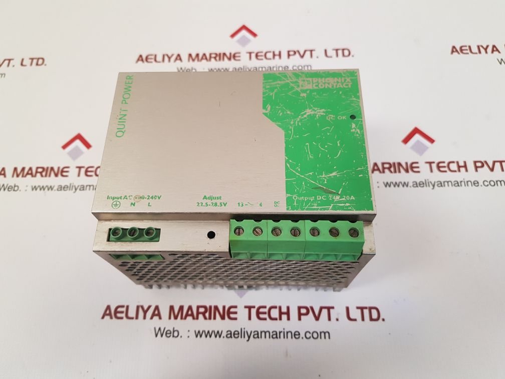 Phoenix contact quint-ps-100-240ac/24dc/20 power supply