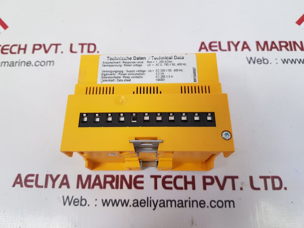 Bender ir470ly-40 a-isometer monitoring device b91048007