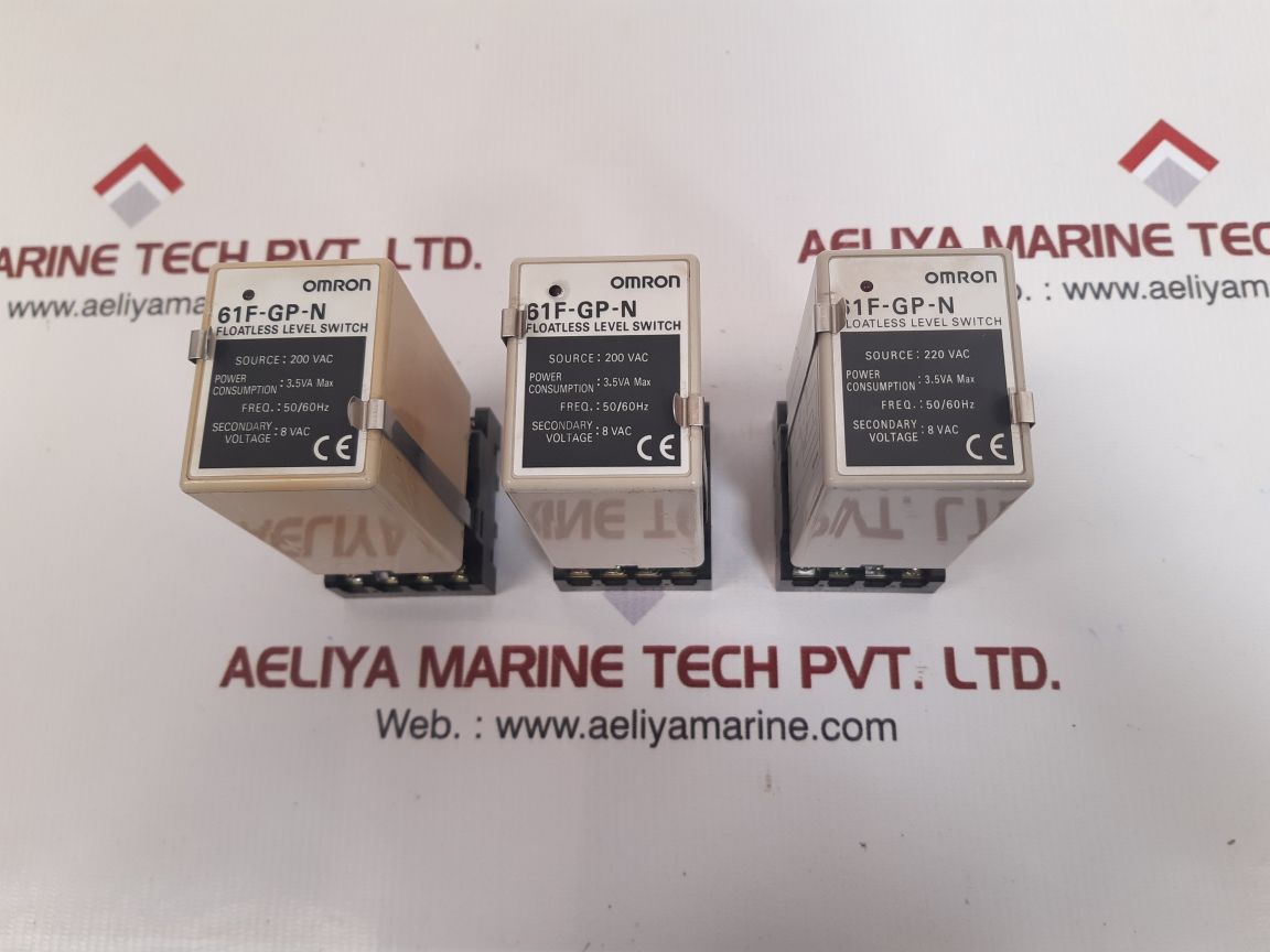 Omron 61f-gp-n floatless level switch pfc-n8