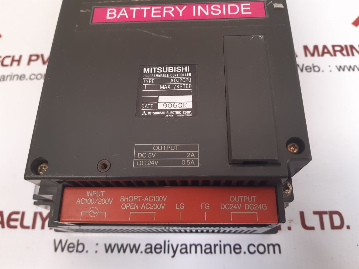 Mitsubishi melsec a0j2cpu programmable controller used