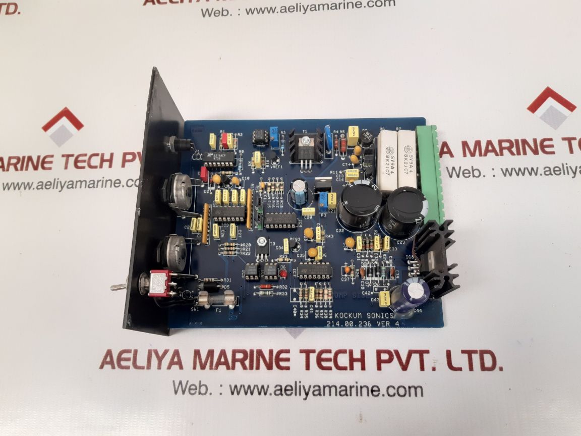 Kockum sonics 214.00.236 sound signal surveillance system pcb card