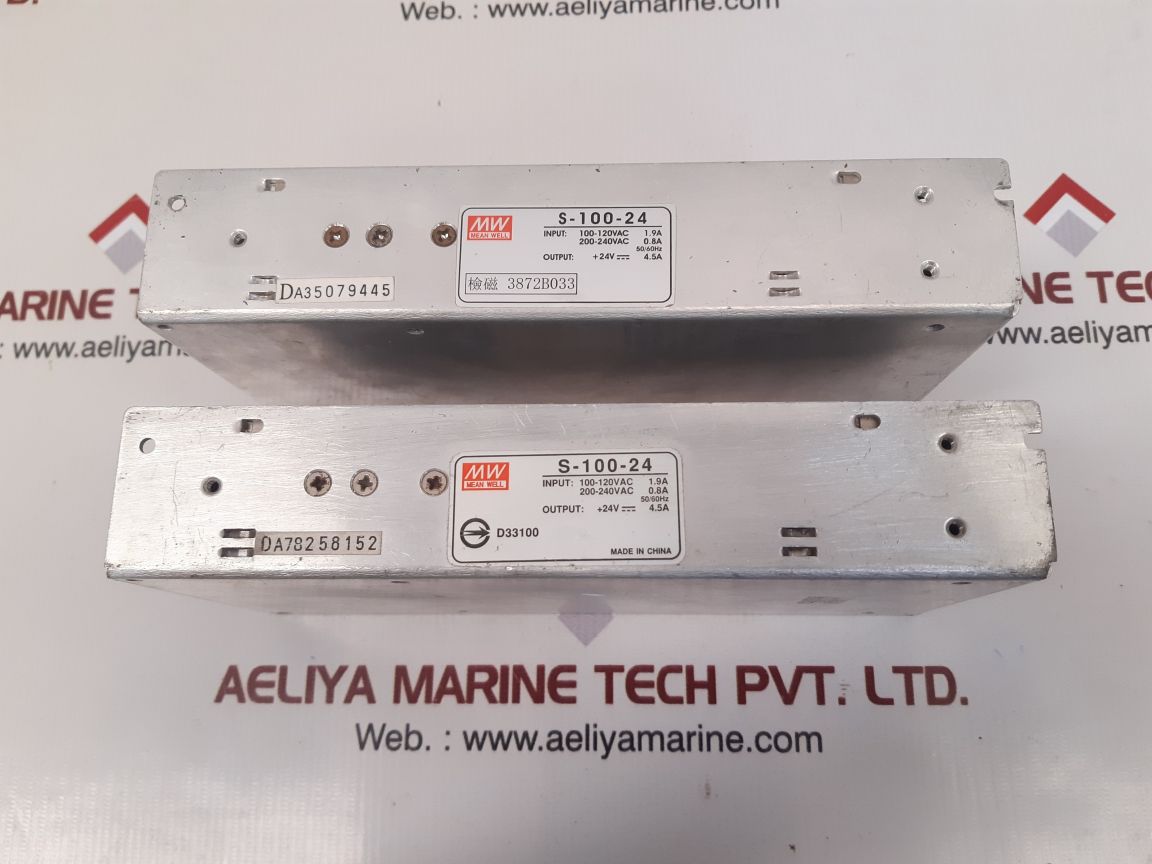 Mean well s-100-24 power supply
