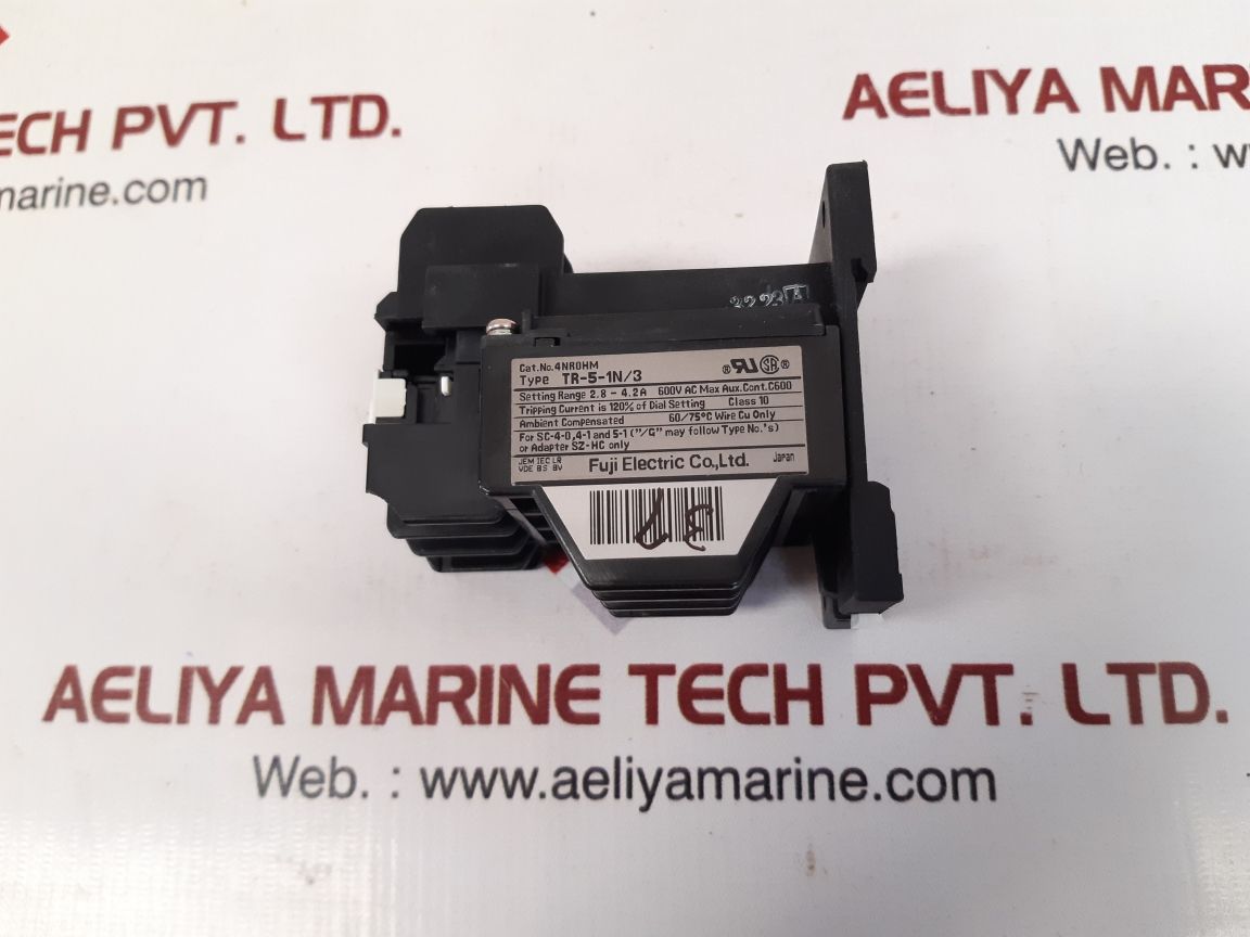 Fuji electric tr-5-1n/3 thermal overload relay