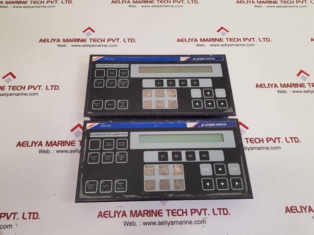 Lyngso marine ums 2000 accommodation alarm panel 970400210 v01