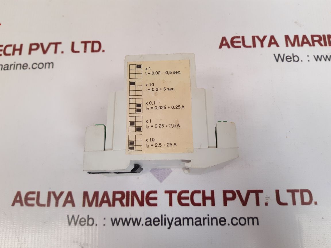 Megacon elr-3c earth fault relay