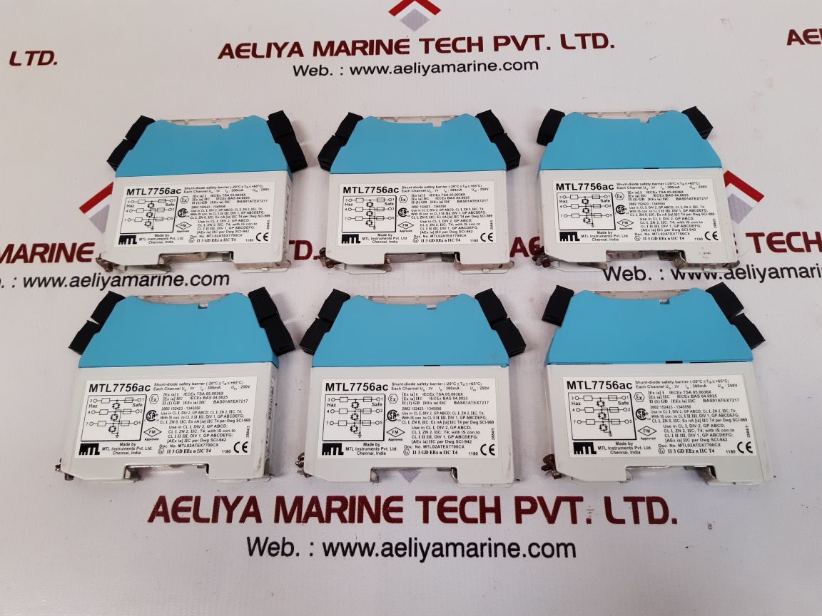 Measurement technology mtl7756ac shunt-diode safety barrier 