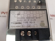 Toyo keiki rg-3 grounding resistance meter (New)