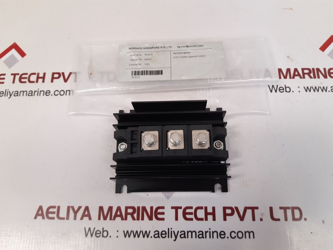 Norsafe 504017 nlde-3 battery separator/isolator
