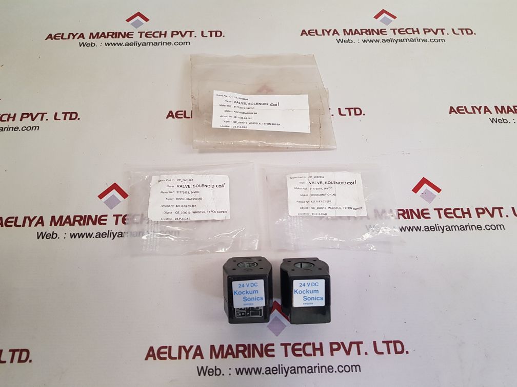 Kockum sonics 24 vdc solenoid coil 