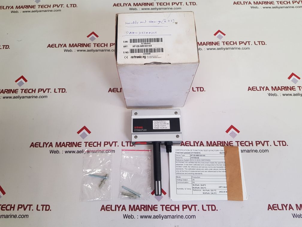 Rotronic hygroflex hf120-wb1xx1xx transmitter hf120