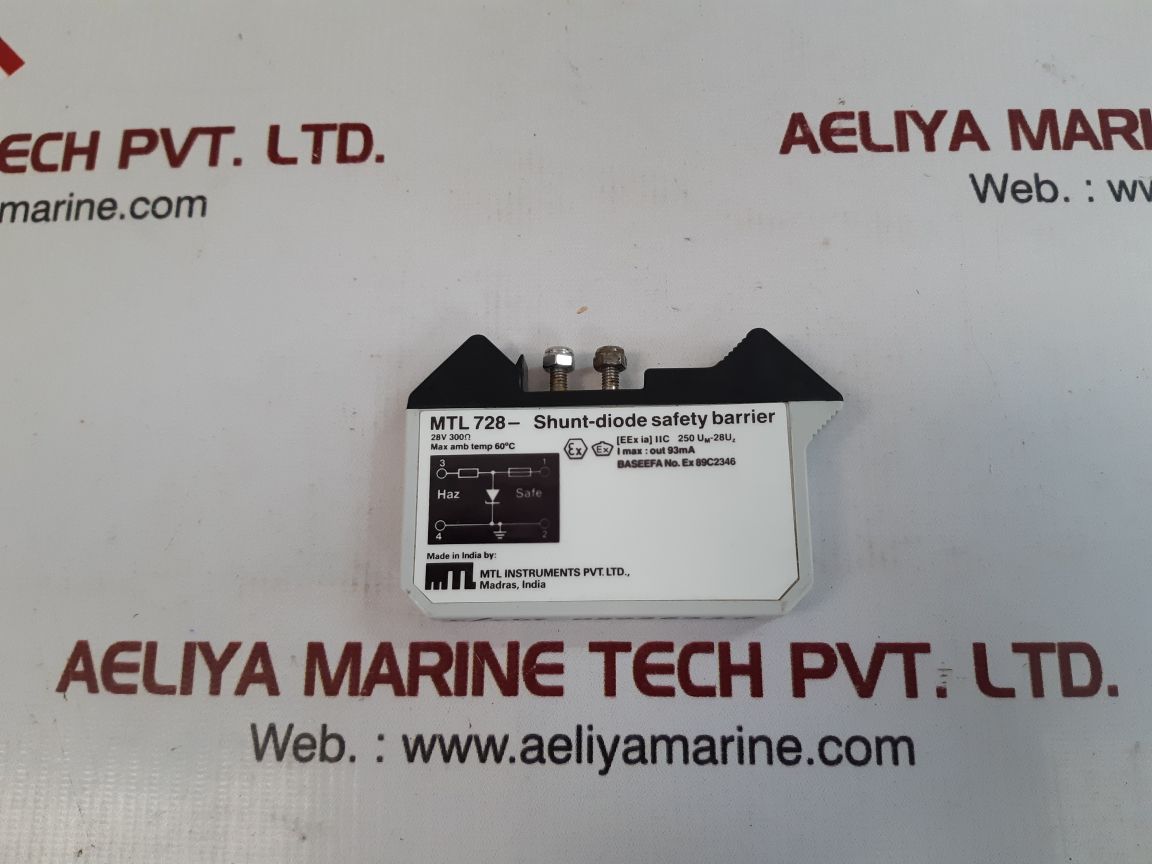 Mtl 728- shunt-diode safety barrier