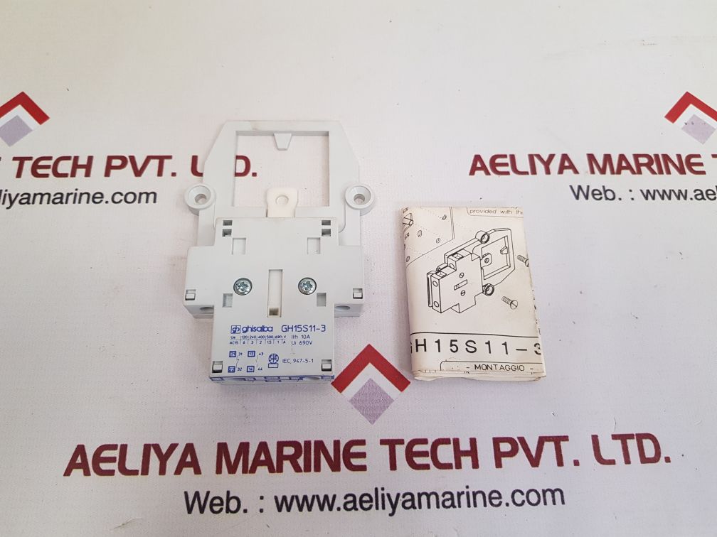 Ghisalba gh15s11-3 auxiliary contact new