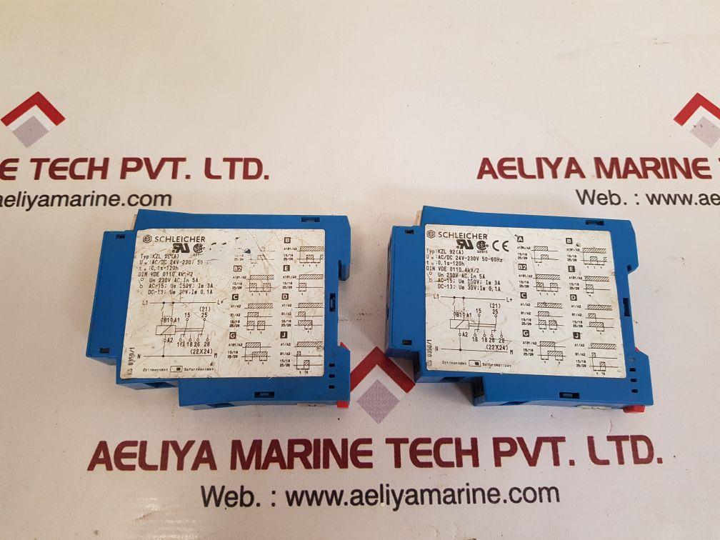 Schleicher  kzl 92(a) time delay relay