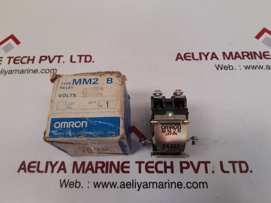 Omron Mm2B Monostable Relay 100Vac 50Hz