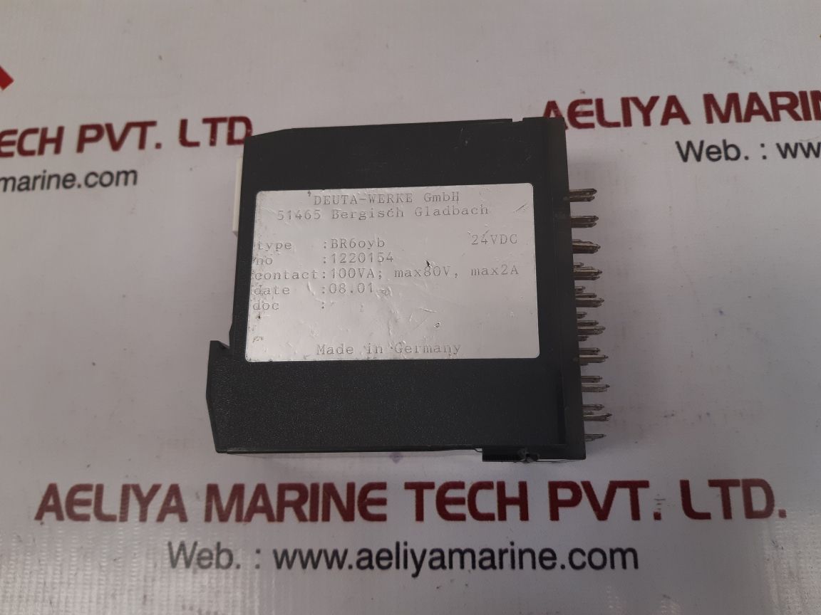 Deuta-werke Br6Oyb Control Relay 24Vdc