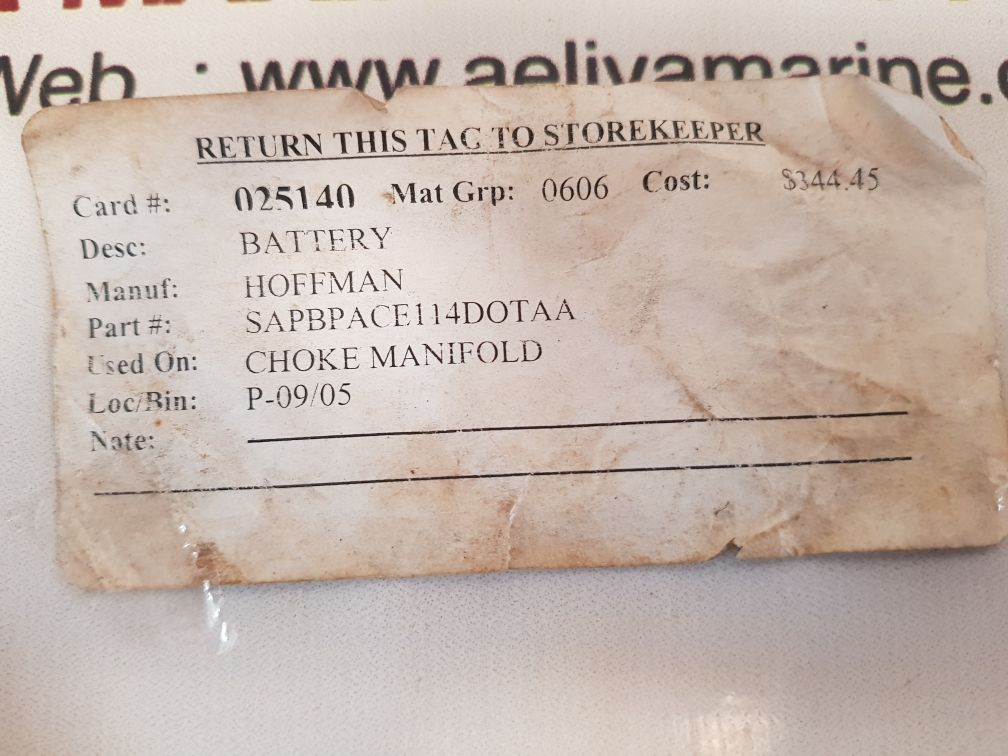 Hdi sapbpac-e114-dot-aa 