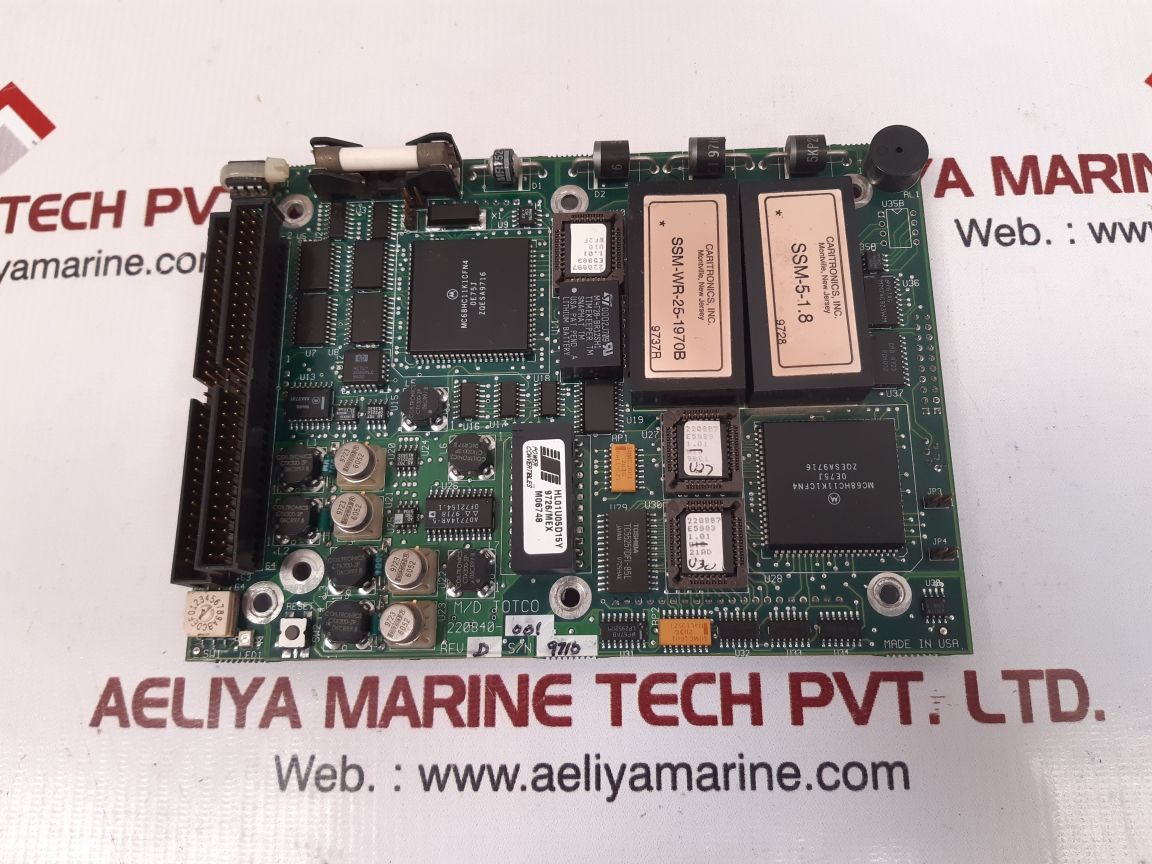 Md totco 220839 rev.e interface pcb card 220840-001 rev.d