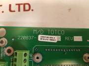 M/d totco 220837-001 pcb card Used
