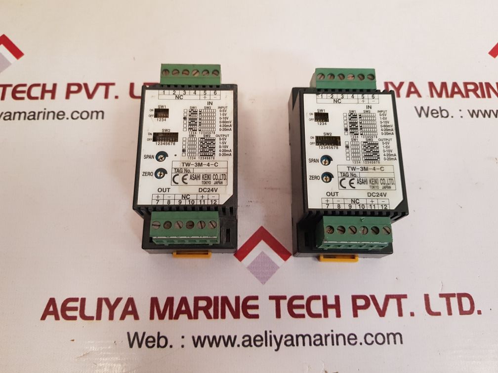 Asahi keiki tw-3m-4-c programmable transmitters